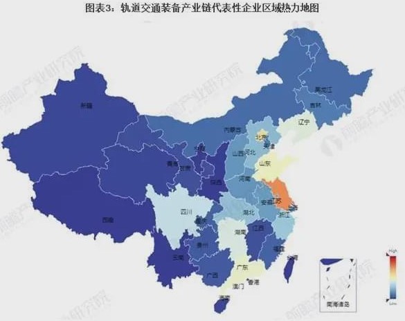 軌道交通裝備產業鏈全景梳理及重點區域分析